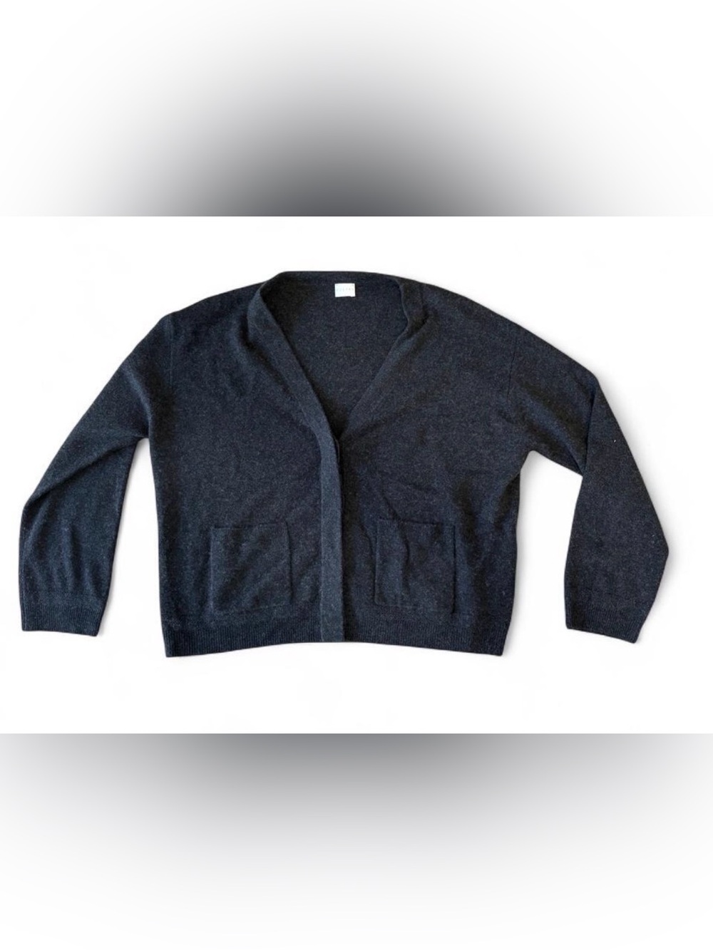 Poetry Grey Cashmere Cardigan US 4